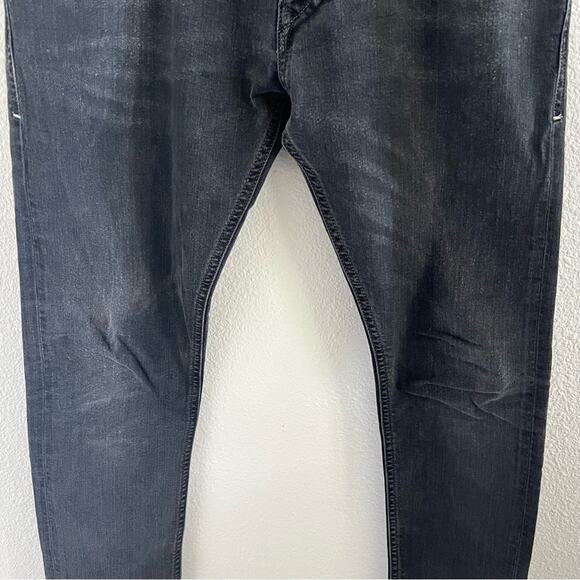 Diesel Men's Tepphar Slim Carrot Jeans Black Wash Button Fly W27 L32 - Picture 11 of 13